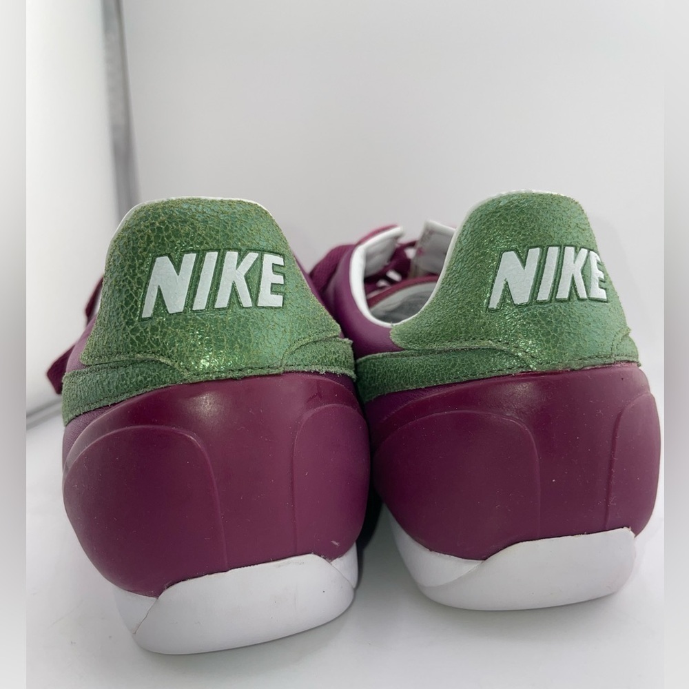 NWOT Vintage Nike Sprint Sister Running Shoes Women 11 Deep Purple Green Swoosh  - Picture 4 of 11
